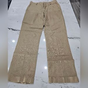 Murano, Baird McNutt, linen, beach wedding pants, size 30×30